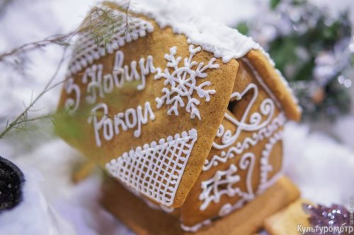 Выставка пряничных домиков в Одессе